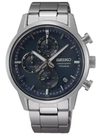 Zegarki męskie - Zegarek Męski Seiko SSB387P1 + BOX - miniaturka - grafika 1