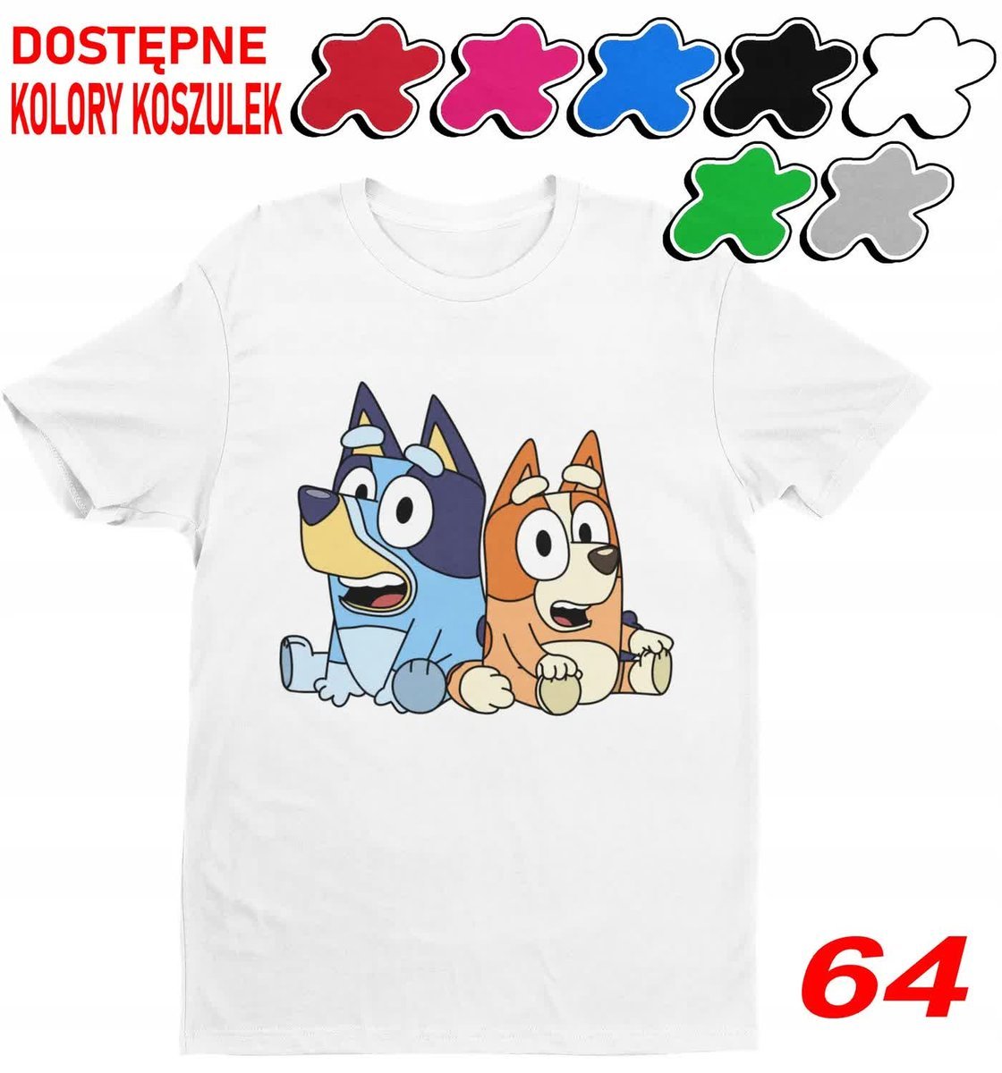 Dziecięca Koszulka Z Nadrukiem-Wybór Niebieski Pies Psy Bajka - L 146-152