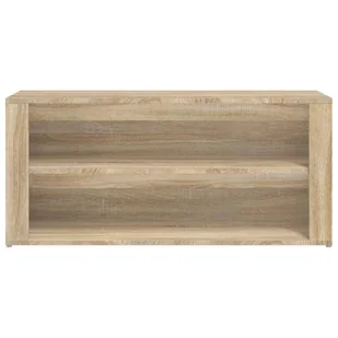 Półka na buty, dąb sonoma, 100x35x45cm, materiał drewnopochodny - Szafki na buty - miniaturka - grafika 6
