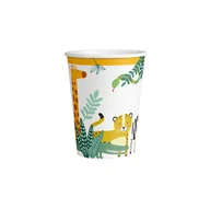 Dekoracje i nakrycia stołu na imprezę - Amscan, kubki Get Wild, papierowe, 250 ml, 8 szt. - miniaturka - grafika 1