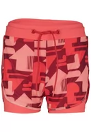 Spodenki damskie - FILA Rakow AOP szorty damskie, Amaranth React Aop, XS - miniaturka - grafika 1