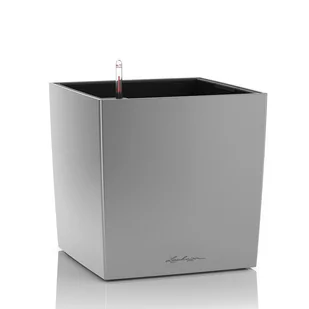 DONICA LECHUZA CUBE PREMIUM 40 SREBRNY - Donice - miniaturka - grafika 1