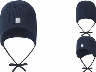 Reima Piponen czapka dziecięca zimowa 46 cm, navy - Czapki damskie - miniaturka - grafika 1