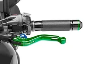 Części motocyklowe - Puig 280 VA 2.0 Krótka dźwignia sprzęgła z selektorem niebieskim, zielona - miniaturka - grafika 1