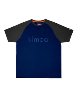 KIMOA 3D Embroidered T Shirt Dark Ink, Lifestyle Recycled Collection, Dark Grey, M-L - Baseball, krykiet, palant - miniaturka - grafika 1