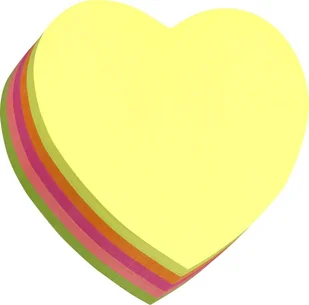Stickn Notes serduszko mix neon 155169 - Etykiety samoprzylepne i bloki etykiet - miniaturka - grafika 1