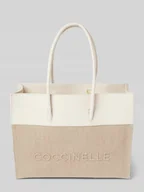 Torebki damskie - Torba shopper z wyhaftowanym logo model ‘MYRTHA’ - miniaturka - grafika 1