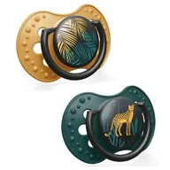 Smoczki uspokajające - Lovi Smoczek silikonowy dynamiczny 3-6m Jungle Vibes Boy - miniaturka - grafika 1