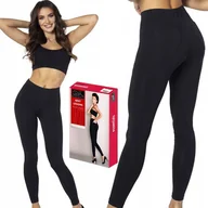Spodnie damskie - Gatta spodnie damskie Next Legginsy, czarne, L - miniaturka - grafika 1