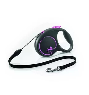 Flexi smycz automatyczna Black Design M 5m 20kg - Smycze dla psów - miniaturka - grafika 9