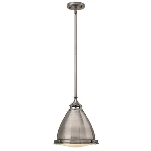 Elstead Lighting Lampa wisząca AMELIA kol. ANTYCZNY POLEROWANY Nikiel (HK/AMELIA/P/M PL) - Hinkley - - Lampy sufitowe - miniaturka - grafika 2