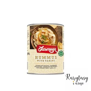 Jordański Hummus Pasta z Cieciorki z Tahiną "Hummus Chickpeas Paste with Tahini" Jasmeen 380g - Koncentraty warzywne, przeciery - miniaturka - grafika 1
