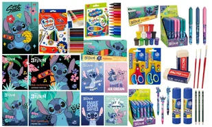 Wyprawka Szkolna STITCH, St. Majewski, zestaw plastyczny Stitch Klasa 1-3. - Przybory szkolne - miniaturka - grafika 1
