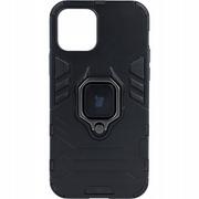 Etui i futerały do telefonów - Bizon Etui Case Armor Ring iPhone 12 / 12 Pro czarne BCARIP12/12PBK - miniaturka - grafika 1