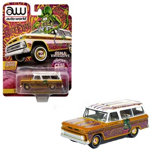 Johnny Lightning Rat Fink 1965 Chevrolet Suburban, PREZENT, MIKOŁAJKI - Samochody i pojazdy dla dzieci - miniaturka - grafika 1
