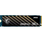 Dyski SSD - MSI Dysk Spatium M450 500GB SSD S78-440K090-P83 - miniaturka - grafika 1