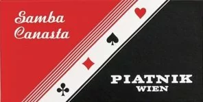 Piatnik Karty do gry 3 Talie Samba Canasta 102324 - Gry karciane - miniaturka - grafika 1