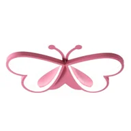 Lampy sufitowe - Lampy sufitowe lampa sufitowa motyl nowoczesny akrylowy żyrandol LED różowa lampa do sypialni - miniaturka - grafika 1