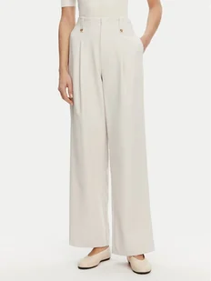 Calvin Klein Jeans Spodnie materiałowe J20J225343 Szary Wide Leg - Spodnie sportowe damskie - miniaturka - grafika 1