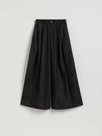 Spodnie damskie - Reserved - Jeansy wide leg - szary - miniaturka - grafika 1