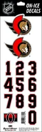 Hokej - Numery na kasku Sportstape  ALL IN ONE HELMET DECALS - OTTAWA SENATORS - miniaturka - grafika 1