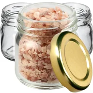 Pojemniki kuchenne - Słoiki Halli 40ml 10 szt. 43mm + wieczka złote - miniaturka - grafika 1