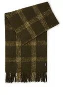 Apaszki i szaliki męskie - BOSS Męski szalik Narratore Scarf, Dark Green308, jeden rozmiar - miniaturka - grafika 1