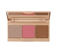 Bronzery i konturowanie twarzy - Paese Cotton Delight paleta do konturowania 01 Pink 9g - miniaturka - grafika 1