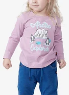Bluzy dla dziewczynek - Bluza dziecięca LEGO Tay 600 - dust purple - miniaturka - grafika 1