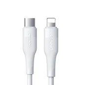 Kable USB - Joyroom kabel przewód USB Typ C - Lightning Power Delivery 20W 2,4A 0,25m biały (S-02524M3 White) - miniaturka - grafika 1