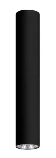 Czarny punktowy plafon spot sufitowy 30 cm Vopafo - Lampy sufitowe - miniaturka - grafika 1