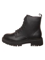 Botki damskie - Skechers Skórzane botki "Modern Rugged" w kolorze czarnym - miniaturka - grafika 1