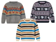 Swetry dla chłopców - lupilu® Sweter chłopięcy z dzianiny - miniaturka - grafika 1