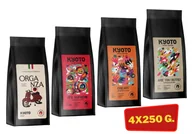 Kawa - KYOTO Espresso (Zestaw degustacyjny BLENDS) 4 x 250 g - miniaturka - grafika 1