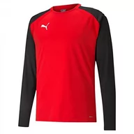 Bluzy męskie - Puma Bluza męska Teamliga Training Sweat Sweater Red Black m 657238 - miniaturka - grafika 1