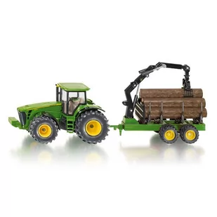 Siku John Deere + poj transp dr - Samochody i pojazdy dla dzieci - miniaturka - grafika 1