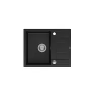 Zlewozmywaki - Quadron HB8210U7-BS_P2O Morgan 116 Pure carbon (czarny mat/stalowy) - miniaturka - grafika 1
