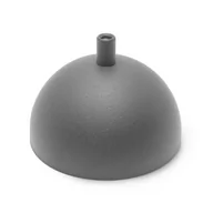 Akcesoria do oświetlenia - Metalowa osłonka sufitowa półkula - ciemnoszara strukturalna Kolorowe Kable - miniaturka - grafika 1