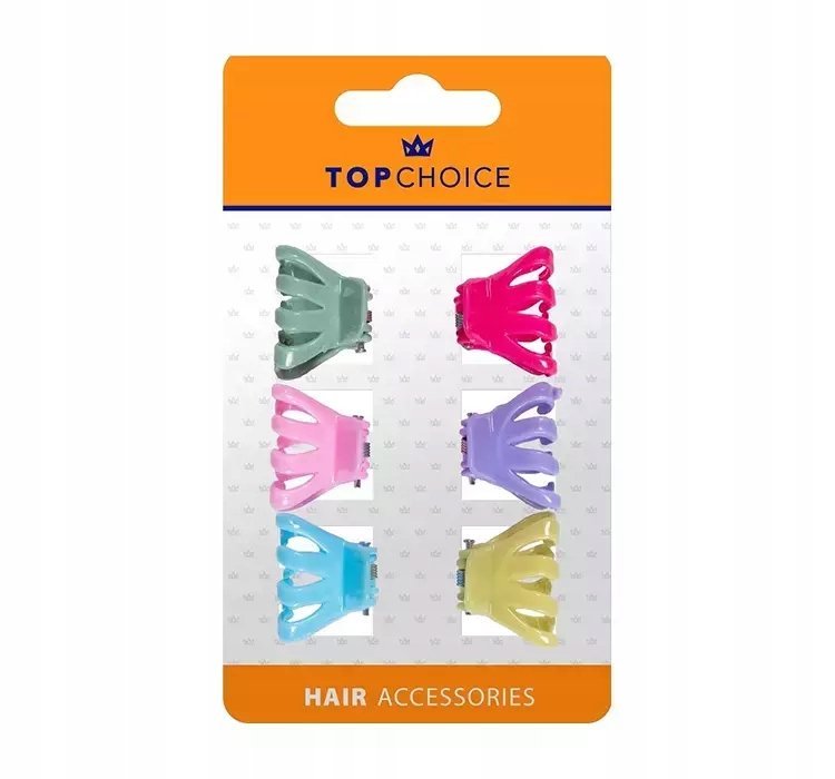 Top Choice Klamerki do Włosów 26768 6 Sztuk