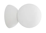 Lampy ścienne - IBAGUE LE42061 Lampa ścienna nowoczesna z betonu i szkła o zaokrąglonym kształcie - miniaturka - grafika 1