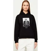 Bluzy damskie - Karl Lagerfeld Bluza portrait Regular Fit - miniaturka - grafika 1