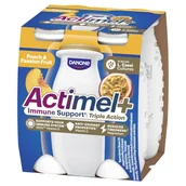 Kefiry, jogurty, maślanki - Actimel Napój jogurtowy o smaku brzoskwinia-marakuja 400 g (4 x 100 g) - miniaturka - grafika 1