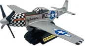 Samochody i pojazdy dla dzieci - North American P-51 Mustang duży model METAL podstawka Motormax 76370 1:48 - miniaturka - grafika 1