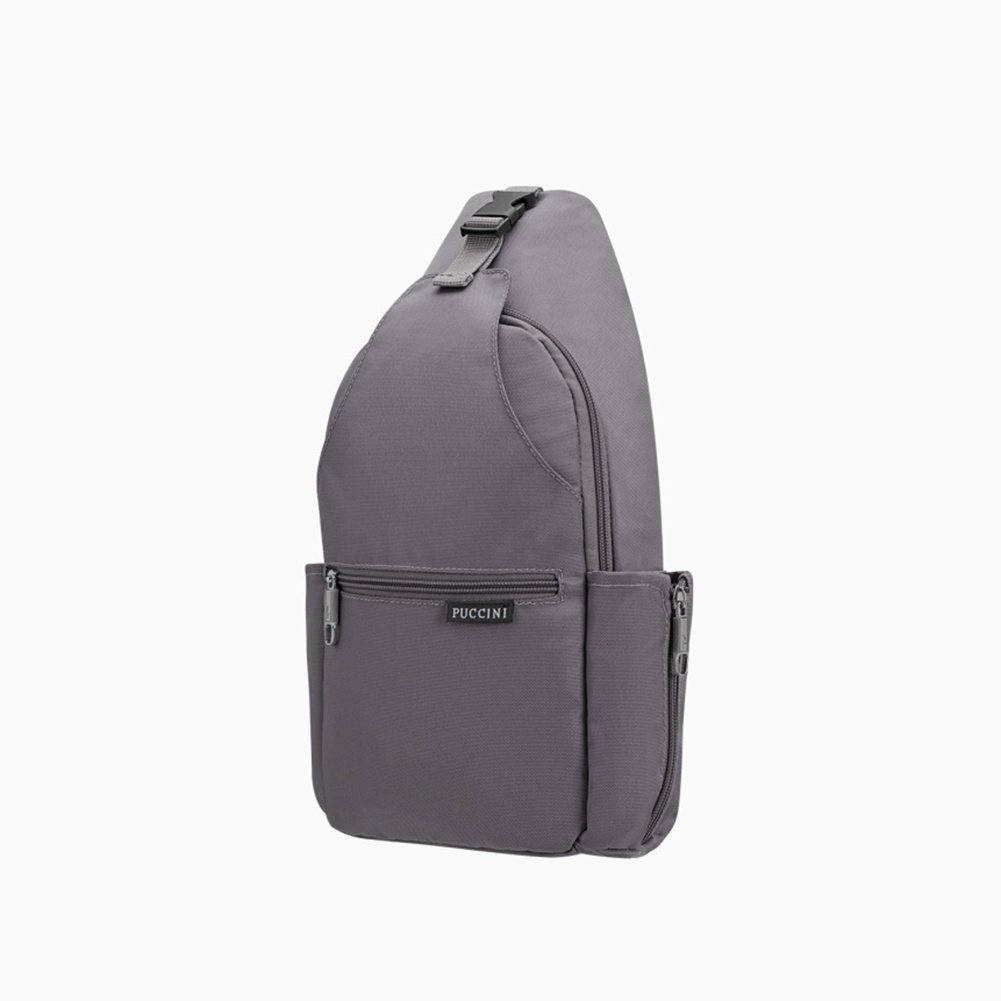 Sling Bag Nerka Crossbody Plecak Z Jedną Szelką PUCCINI Szary PM9018-4B