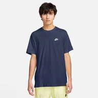 Koszulki sportowe męskie - Koszulka z krótkim rękawem Męska Nike AR4997-410 Granatowy - miniaturka - grafika 1