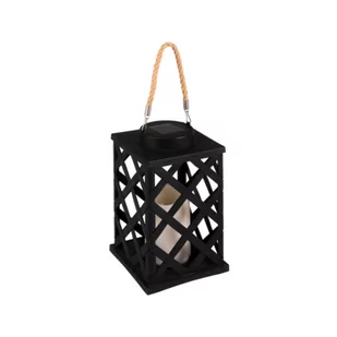Latarnia solarna ogrodowa ST80324 czarna - Lampy ogrodowe - miniaturka - grafika 1