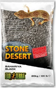 Exo Terra Podłoże Exo Terra Stone Desert, czarna pustynia, 20kg - Podłoże do terrarium - miniaturka - grafika 1