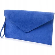 Torebki damskie - Torebka damska skórzana wizytowa kopertówka koktajlowa mała zgrabna włoska - miniaturka - grafika 1