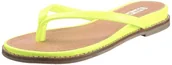 Klapki i japonki damskie - Buffalo London Damskie japonki 311-5040 NEON PU, zielony - zielony 02-40 EU - miniaturka - grafika 1