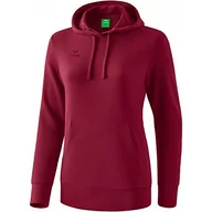 Bluzy damskie - Erima Basic bluza damska z kapturem, bordowa, 42 2072014 - miniaturka - grafika 1